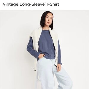 NWT OLD NAVY Vintage Long-Sleeve Tee
Bundle of 6. Blk, wht, grn, taupe,blu,rusty